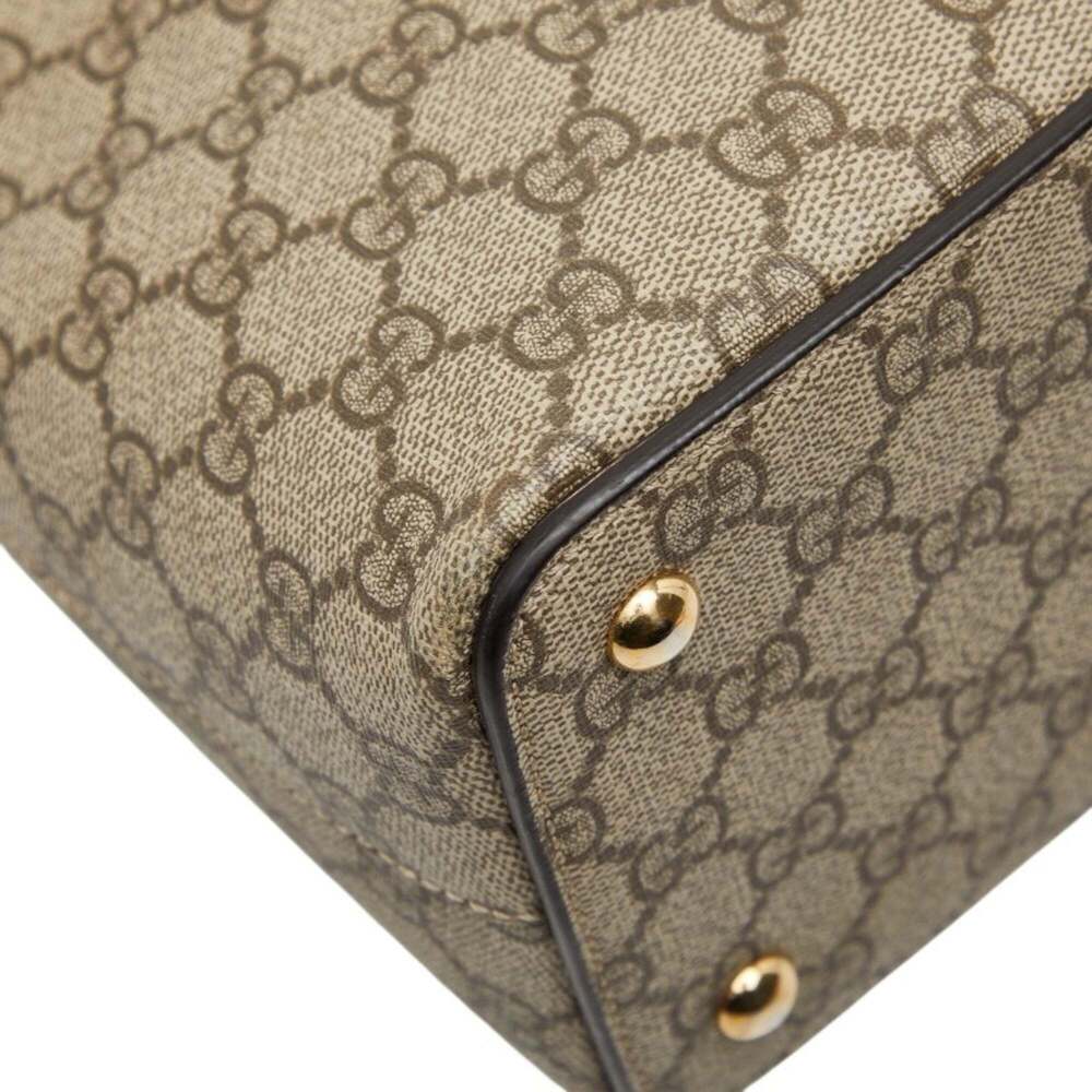 GUCCI Authentic Cream Leather Shoulder Bag - Picture 5 of 13